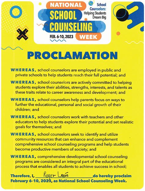 National School Counseling Week 2023 - Newark Board of Education