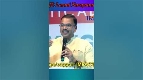 JD Lakshmi Narayana Inspiring Message for Students | inspirational speeches in telugu | - YouTube