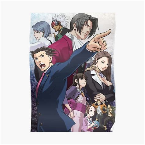 "Ace Attorney Poster" Poster for Sale by Alexfanet | Redbubble