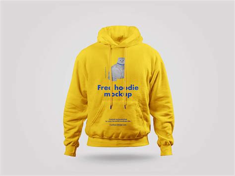 Free Simple Hoodie Mockup (PSD)