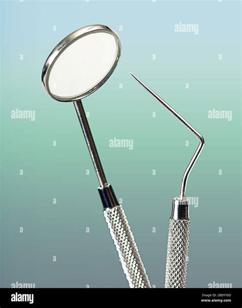 Dental Mirror & Probe Stock Photo - Alamy