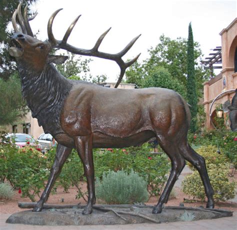 Bronze Elk Sculpture - onlyartsculpture.com