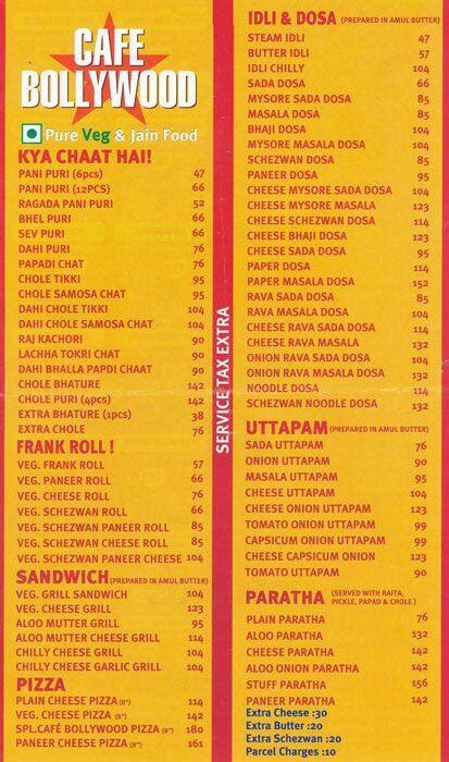 Cafe Bollywood Menu, Menu for Cafe Bollywood, Kandivali East, Mumbai - Zomato