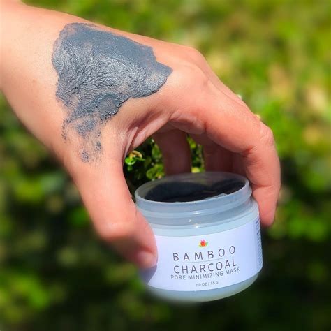 Bamboo Charcoal Mask - Deep cleanse and gently exfoliate your complexion to reveal improved ...