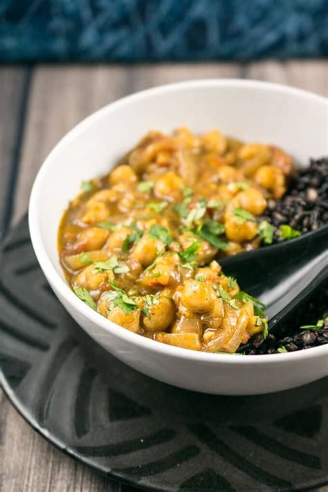 Coconut Chickpea Curry (V GF): Flavorful stovetop garbanzo bean curry ...