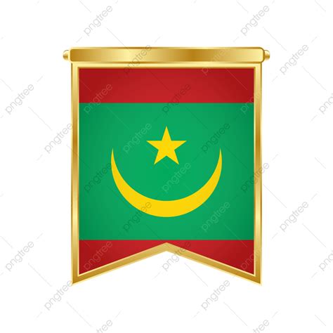 Mauritania Flag Vector Design Png, Mauritania, Mauritania Flag ...