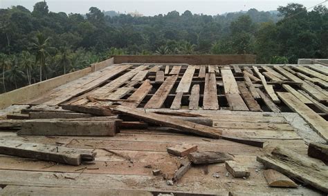 Kerala House Construction Tips: 7. Preparation for roof concrete