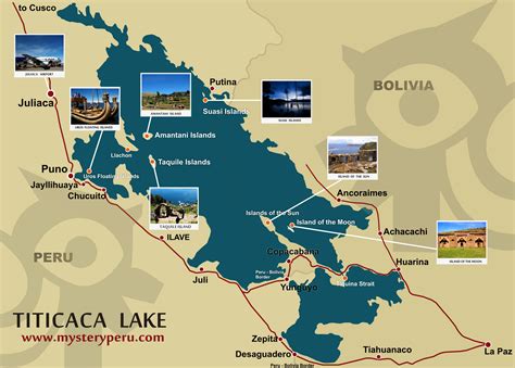 Lake Titicaca Map • mappery