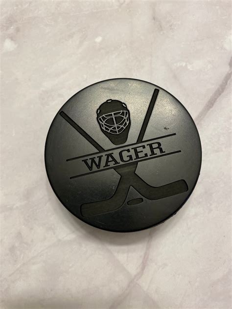 12 Hockey Puck Team Logo Personalized Pucks Hockey Teams Custom ...