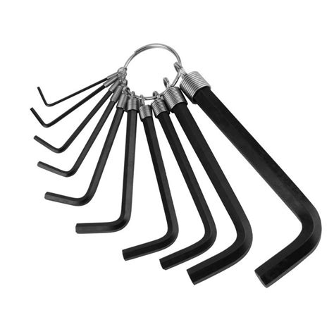 ALLEN KEY WRENCH SET 1.5MM 6MM WITH KEYRING 8 PIECE METRIC HEX Automotive Hand Wrenches ...