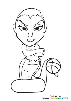 White Mamba Goon Squad - Space Jam: A new legacy - Coloring Pages for kids