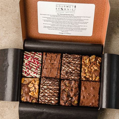 Gourmet Brownie Gift Box: A Selection Of Favourites By Gourmet Brownie | Brownies cokelat ...