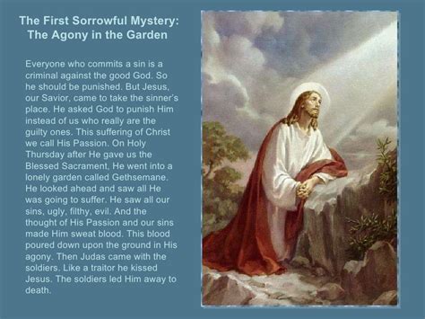 Sorrowful Mysteries of the Rosary Novena