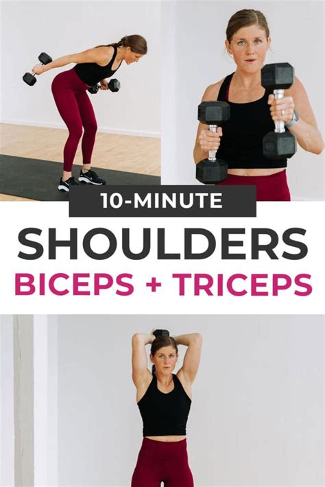 Shoulder, Bicep and Tricep Workout (Video) |Nourish Move Love