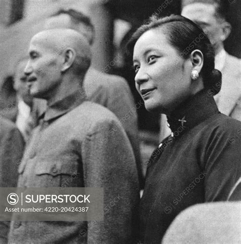 Madame Chiang Kai-Shek(also known as Soong May-ling or Soong Mei-ling)(1898- 2003), pictured ...