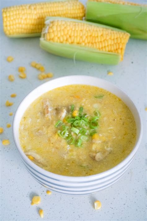 Easy Chicken & Corn Soup