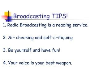 Radio broadcasting | PPT