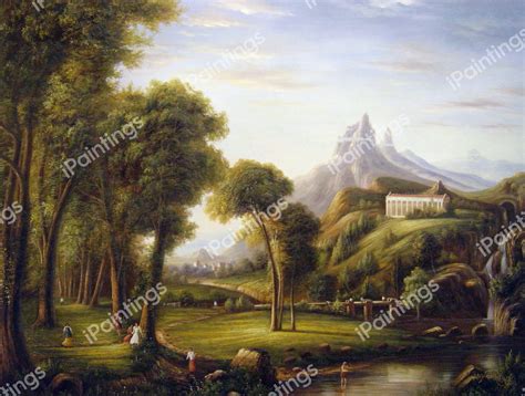 Dream of Arcadia Painting by Thomas Cole Reproduction | iPaintings.com