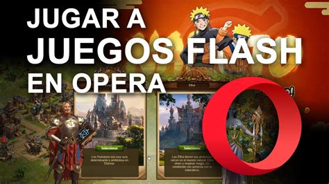 Cómo jugar a JUEGOS FLASH en el navegador OPERA - YouTube