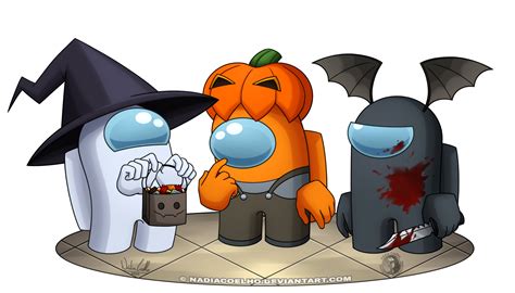 Among Us - Halloween by NadiaCoelho on DeviantArt