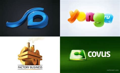 50 Creative 3D logo Design examples for your inspiration | 3d logo ...