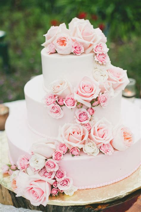 28 Inspirational Pink Wedding Cake Ideas - Elegantweddinginvites.com Blog