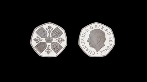 Royal Mint releases designs for new 50 pence coin featuring King Charles III - Design Week