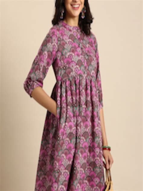 Buy Sangria Ethnic Motifs Print Empire Dress - Dresses for Women 22898046 | Myntra