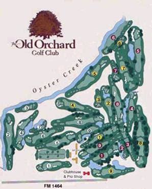 Old Orchard Golf Club - Layout Map | Course Database