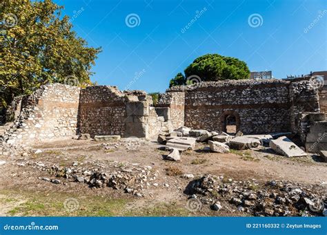 Ruins Of Byzantine Basilica In Thyatira Ancient City In The Modern ...