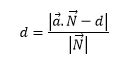 Perpendicular Distance Of A Point From A Plane - Vector And Cartesian Form