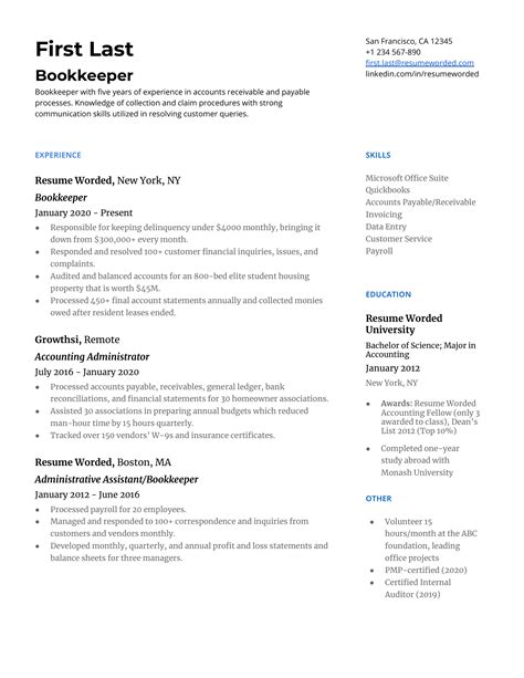 Accounting Manager Resume Example For 2023 Resume Worded - Vrogue