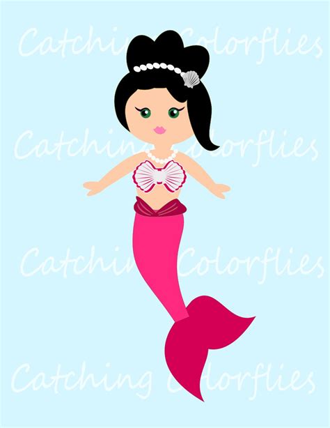 Mermaid Silhouette File, SVG Cutting Files, Mermaid SVG & DFX Cut File, Png Mermaid Images, a ...