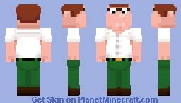 peter griffin Minecraft Skin