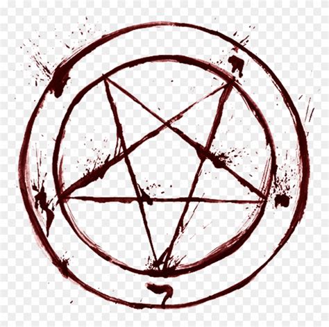 Download Blood Sticker - Satanic Pentagram Png Clipart Png Download - PikPng