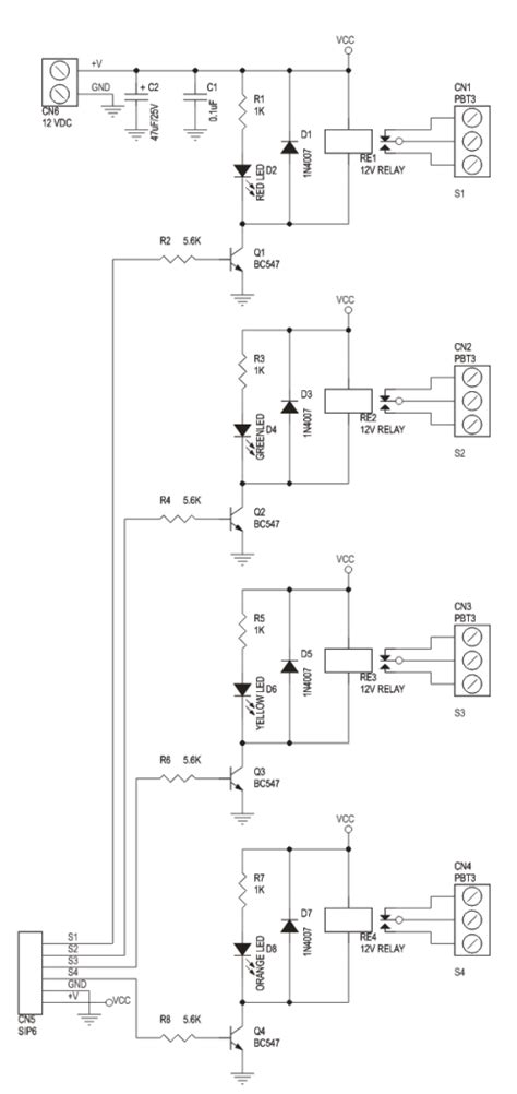 4 Channel Relay Board - Electronics-Lab.com