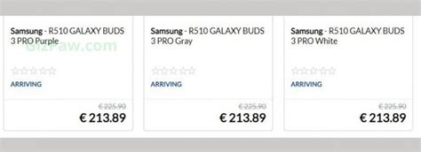 Samsung Galaxy Buds 3 Pro name and pricing revealed as per European retailer listing - Gizmochina