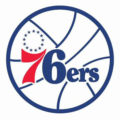 Philadelphia 76ers primary logo (1977-1997) | 76ers, Nba logo ...