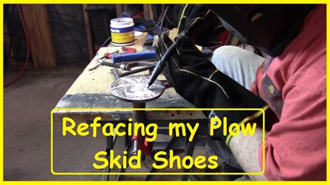 Refacing Plow Skid Shoes - YouTube