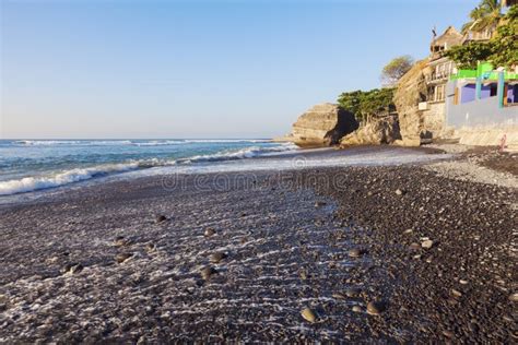 El Tunco Beach in Salvador stock photo. Image of travel - 110767738