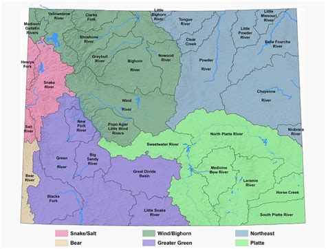 Bighorn Basin Wyoming Map - Drucie Kimberley