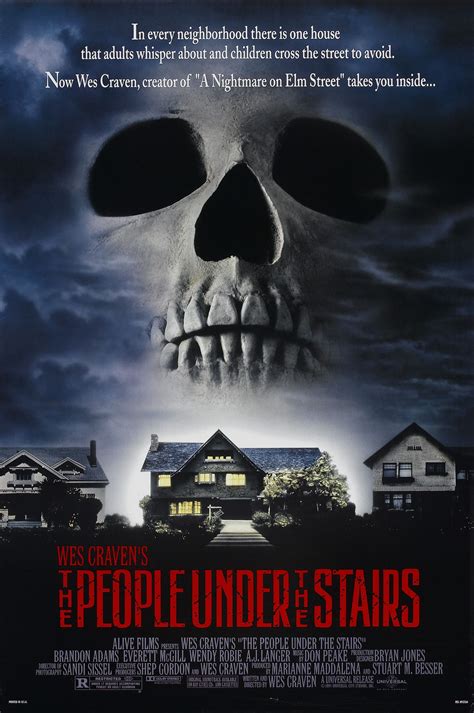 The People Under the Stairs - 1991 | American horror movie, Scary movies, Horror movie posters