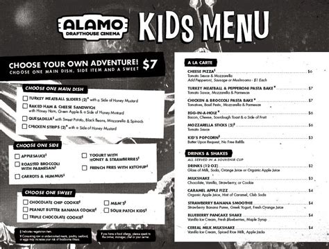 Alamo Drafthouse Upgrades Kids Menu With Pancake and Cereal Milkshakes - Eater Austin