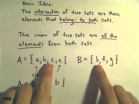 Sets: Union and Intersection | Sets math, Algebra lessons, Maths exam