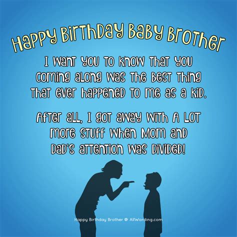 Best Birthday Quotes For Little Brother - ShortQuotes.cc