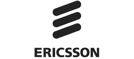 White Ericsson Logo - LogoDix