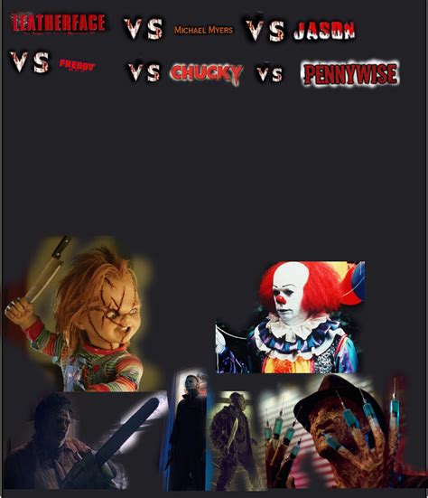 Leatherface Vs Michael Myers Vs Jason etc. by 91w on DeviantArt