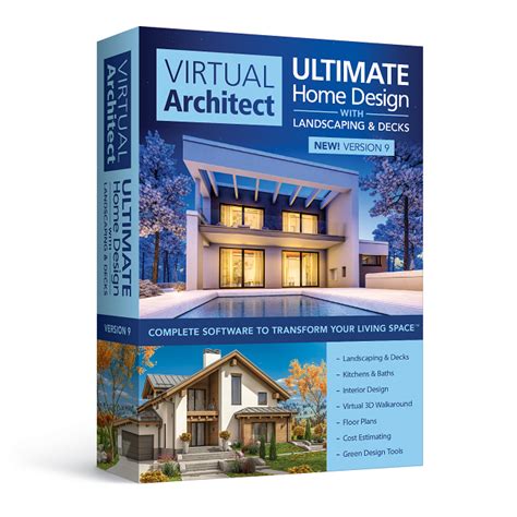 Virtual Architect Ultimate Home Design Software with Landscape & Deck | Nova Development