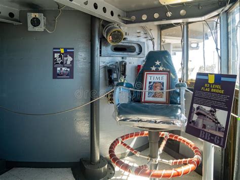 Interior View of the Battleship USS Iowa Editorial Image - Image of ...