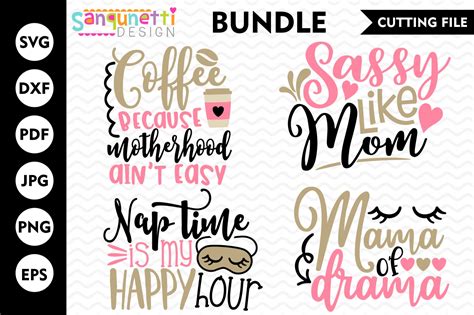 Mom svg bundle, motherhood svg, Mama of drama, cricut bundle